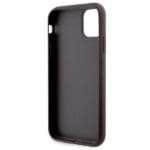 Guess GUHCN61P4TDSCPW Brown Hardcase Crossbody 4G Metal Logo iPhone 11/XR Tok