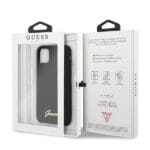Guess GUHCN65LSLMGBK Black Hardcase Silicone Vintage Gold Logo iPhone 11 Pro Max Tok