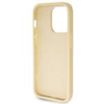 Guess GUHCP14LHG4SGD Gold Hardcase Glitter Script Big 4G iPhone 14 Pro Tok
