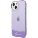 Guess GUHCP14SHGCOU Purple Hardcase Translucent iPhone 13/14/15 Tok