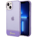 Guess GUHCP14SHGCOU Purple Hardcase Translucent iPhone 13/14/15 Tok