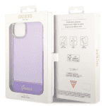 Guess GUHCP14SHGCOU Purple Hardcase Translucent iPhone 13/14/15 Tok