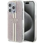 Guess GUHCP14XH4PSEGP Pink Hardcase IML 4G Gold Stripe iPhone 14 Pro Max Tok