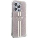 Guess GUHCP14XH4PSEGP Pink Hardcase IML 4G Gold Stripe iPhone 14 Pro Max Tok