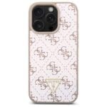 Guess GUHCP16LPG4GPH White Hardcase New 4G Triangle iPhone 16 Pro Tok