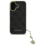 Guess GUHCP16MGF4GGR Black Hardcase 4G Charms Collection iPhone 16 Plus Tok