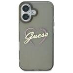 Guess GUHCP16MHCHGSPK Black Hardcase IML Heart iPhone 16 Plus Tok