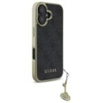 Guess GUHCP16SGF4GGR Black Hardcase 4G Charms Collection iPhone 16 Tok