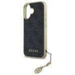 Guess GUHCP16SGF4GGR Black Hardcase 4G Charms Collection iPhone 16 Tok