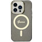 Guess GUHMN61HCMCGK Black Hardcase Glitter Gold MagSafe iPhone 11/XR Tok