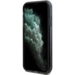 Guess GUHMN61HRSGSK Black Hardcase Ring Stand Script Glitter MagSafe iPhone 11/XR Tok