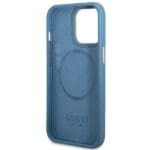 Guess GUHMP14LU4GPRB Blue Hardcase 4G Logo Plate MagSafe iPhone 14 Pro Tok