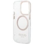 Guess GUHMP15SHTRMD Gold Hardcase Metal Outline MagSafe iPhone 13/14/15 Tok