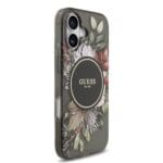 Guess IML Flowers Strap MagSafe Black iPhone 17 Tok