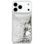 Guess Liq Glitter Charms Silver iPhone 17 Pro Max Tok