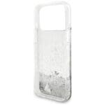 Guess Liq Glitter Charms Silver iPhone 17 Pro Max Tok