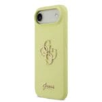 Guess Liquid Silicone 4G Metal Logo Yellow iPhone 17 Air Tok