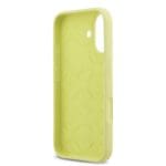 Guess Liquid Silicone 4G Metal Logo Yellow iPhone 17 Tok