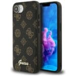 Guess Peony Script Logo MagSafe Black iPhone 16e Tok