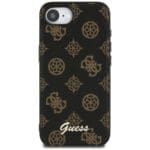 Guess Peony Script Logo MagSafe Black iPhone 16e Tok