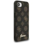 Guess Peony Script Logo MagSafe Black iPhone 16e Tok