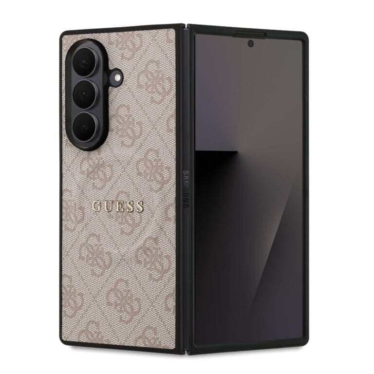 Guess PU Leather 4G Colored Ring Magnetic Samsung Pink Samsung Galaxy Z Fold 7 Tok