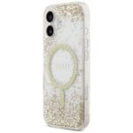 Guess Resin Bottom Glitter MagSafe Gold iPhone 17 Tok