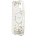 Guess Resin Bottom Glitter MagSafe Gold iPhone 17 Tok