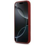 Guess Silicone Script Metal Logo MagSafe Magenta iPhone 17 Pro Tok