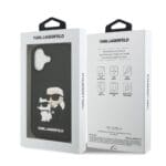 Karl Lagerfeld 3D Rubber Karl and Choupette Black iPhone 17 Tok