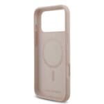 Karl Lagerfeld Liquid Silicone Double Heads MagSafe Pink iPhone 17 Pro Max Tok
