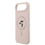 Karl Lagerfeld Liquid Silicone Karl and Choupette MagSafe Pink iPhone 17 Air Tok