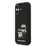 Karl Lagerfeld Liquid Silicone K&CH Sketch MagSafe Black iPhone 17 Tok