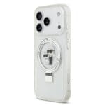 Karl Lagerfeld Ringstand Karl and Choupette MagSafe White iPhone 17 Pro Tok