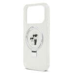 Karl Lagerfeld Ringstand Karl and Choupette MagSafe White iPhone 17 Pro Tok