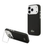 Lacoste Iconic Petit Pique Camera Stand MagSafe Black iPhone 17 Pro Tok