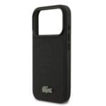 Lacoste Iconic Petit Pique MagSafe + Wallet Black iPhone 17 Pro Tok