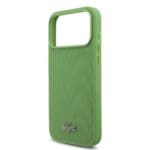 Lacoste Iconic Petit Pique MagSafe + Wallet Green iPhone 17 Pro Max Tok