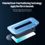 Nillkin Tempered Glass 0.25mm Guardian 2.5D Apple Black (with Applicator) iPhone 17 Pro