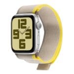 OBAL:ME Textile Band Apple Watch SE/11/10/9/8/7/6/5/4/3/Ultra 1/2/3 (44/45/46/49mm) M-L Beige/Yellow