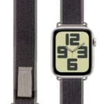 OBAL:ME Textile Band Apple Watch SE/11/10/9/8/7/6/5/4/3/Ultra 1/2/3 (44/45/46/49mm) M-L Grey/Green