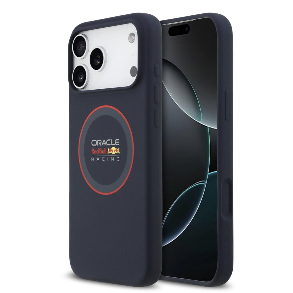 Red Bull Silicone Red Ring MagSafe Navy iPhone 17 Pro Max Tok