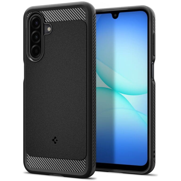Spigen Rugged Armor Matte Black Samsung Galaxy A17 Tok