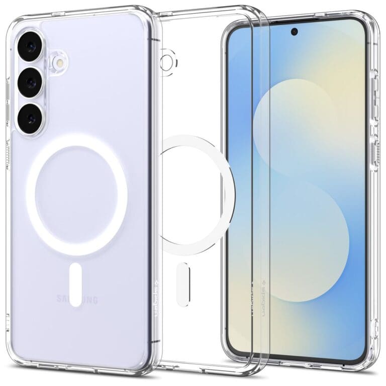 Spigen Ultra Hybrid Mag MagSafe Clear/White Samsung Galaxy S25 Fe Tok