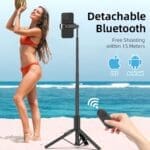 Tech-Protect L09S Bluetooth Selfie Stick Tripod Black