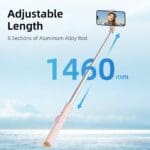 Tech-Protect L09S Bluetooth Selfie Stick Tripod Pink