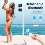 Tech-Protect L09S Bluetooth Selfie Stick Tripod White