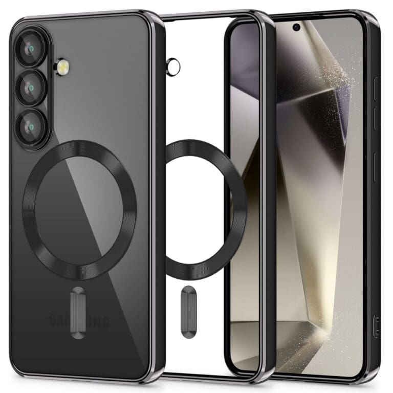 Tech-Protect Magflex MagSafe Black Samsung Galaxy S25 Fe Tok