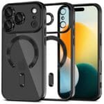 Tech-Protect Magflex MagSafe Shiny Black iPhone 17 Pro Tok