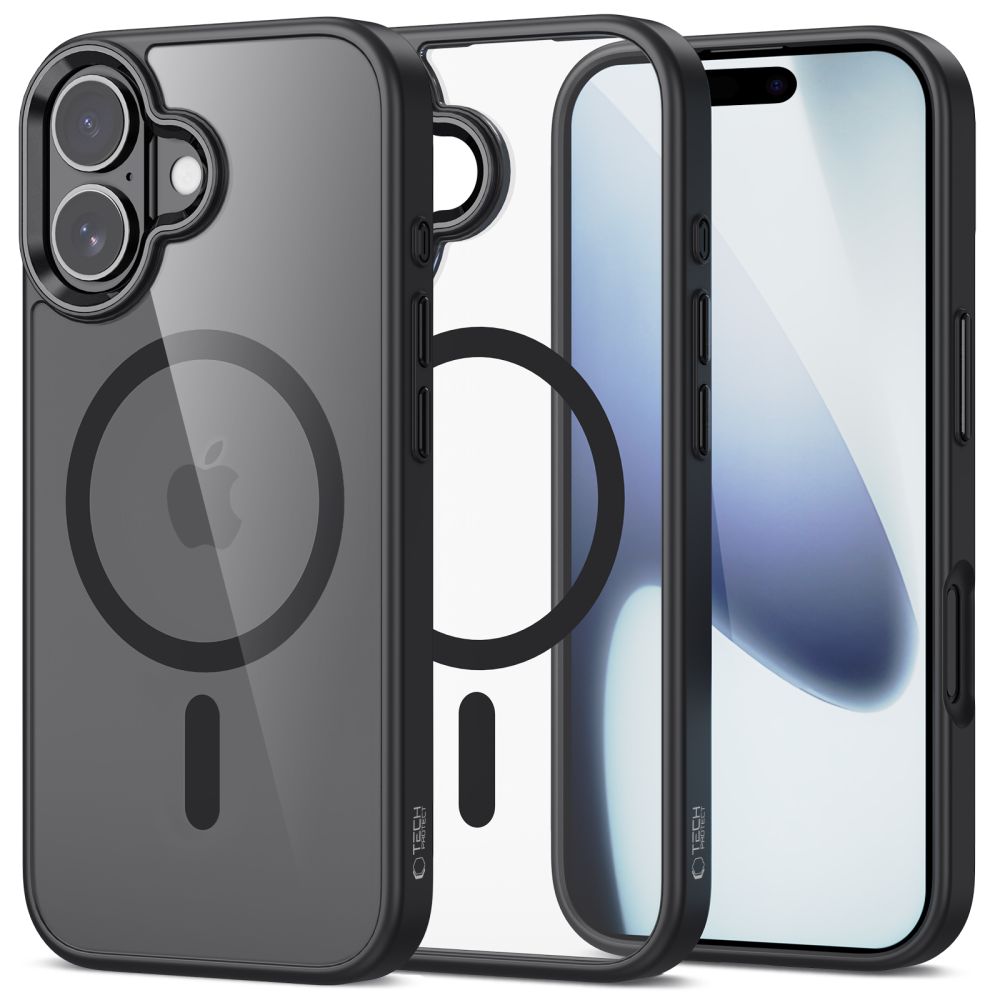 Tech-Protect Magmat MagSafe Black/Clear iPhone 17 Tok